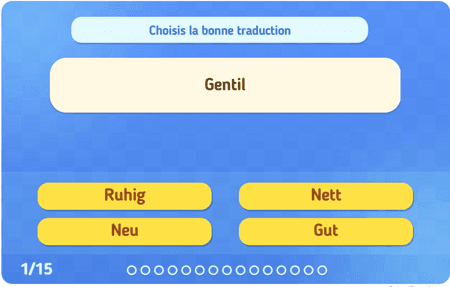 Les adjectifs usuels 1