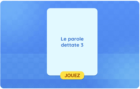 Le parole dettate 3