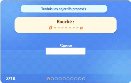 Les adjectifs usuels (Escribir) 2
