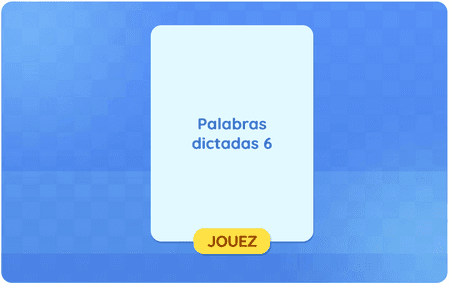 Palabras dictadas 6