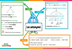 Les antonymes - Vidéo pédagogique interactive - CE2, CM1, CM2 à 6ème