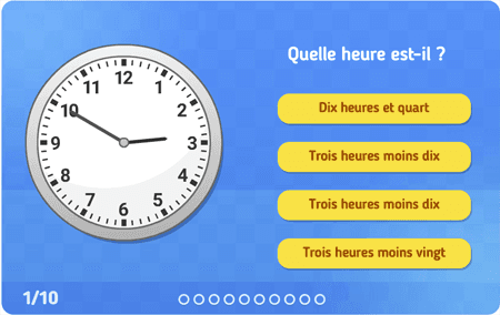 Quelle heure est