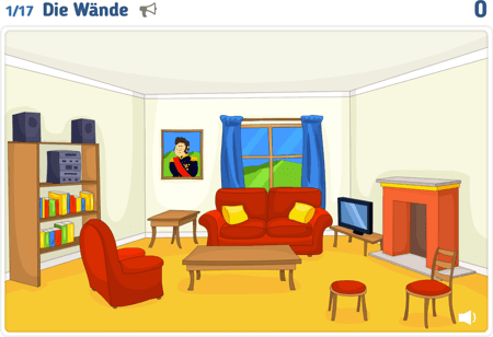 Im Wohnzimmer