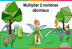 Multiplier 2 nombres décimaux - 6ème - Vidéo La Fée des Maths