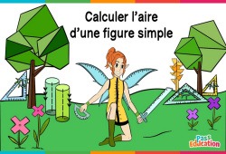 Calculer l'aire d'une figure simple - Ce2 - Cm1 - Cm2 - 6ème - Vidéo La Fée des Maths
