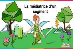La médiatrice d'un segment - Ce2 - Cm1 - Cm2 - 6ème - Vidéo La Fée des Maths