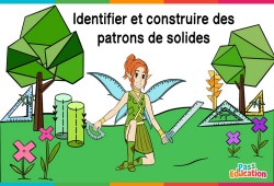 Identifier et construire des patrons de solides - Ce2 - Cm1 - Cm2 - 6ème - Vidéo La Fée des Maths