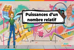 Puissances d'un nombre relatif - 3ème - Vidéo - La Fée des Maths