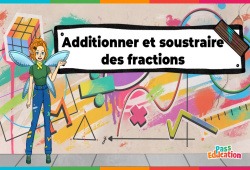 Additionner et soustraire des fractions - 5ème - 4ème - 3ème - Vidéo - La Fée des Maths