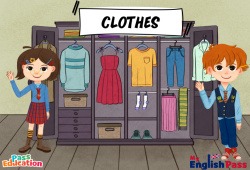 Clothes - Vocabulaire - Vidéo interactive - Apprends l'anglais avec Kelly and James