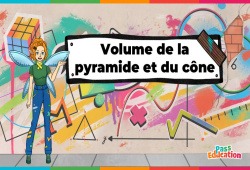 Volume de la pyramide et du cône, 5ème, 4ème, 3ème, Vidéo, La Fée des Maths