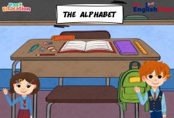 Alphabet - Vocabulaire - Vidéo interactive - Apprends l'anglais avec Kelly and James