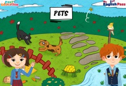 Animals (Pets) - Vocabulaire - Vidéo interactive - Apprends l'anglais avec Kelly and James