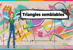 Triangles semblables, 5ème, 4ème, 3ème, Vidéo, La Fée des Maths