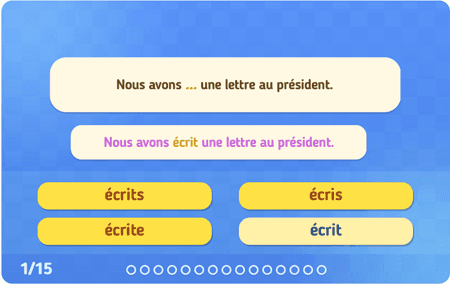 Les accords des participes niv 2
