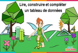 Lire, construire et compléter un tableau de données - Ce2 - Cm1 - Cm2 - 6ème - Vidéo La Fée des Maths