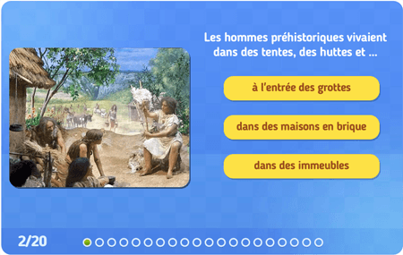 Quiz : La préhistoire 