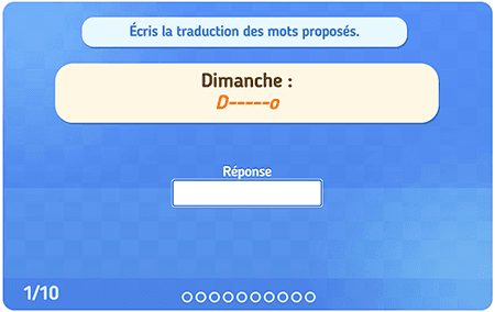 Les mots usuels (Escribir) 1
