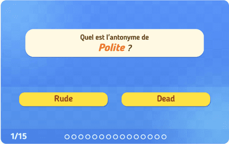Antonymous adjectives lvl 1