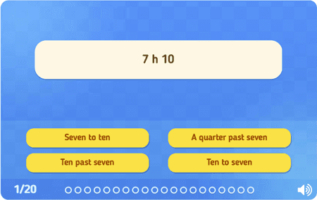 What Time is it ? lvl 1 