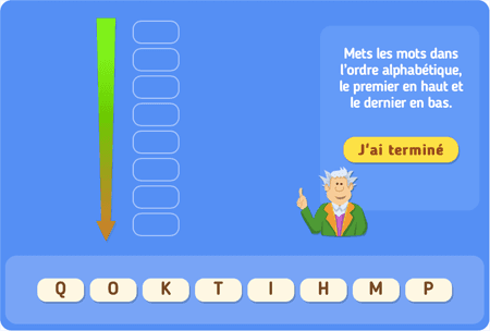 L'ordre alphabétique niv 1 