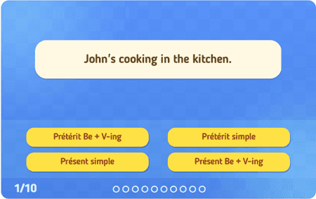 Which tense ? lvl 1
