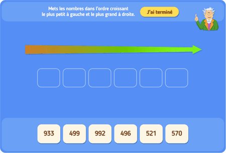Ranger les nombres 03 : de 100 à 1 000 