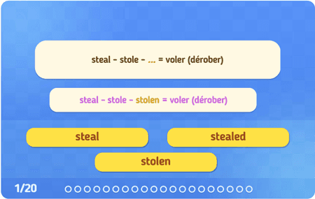 Irregular verbs lvl1