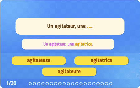 Les féminins particuliers 
