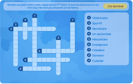 Jobs lvl 1 (crosswords)