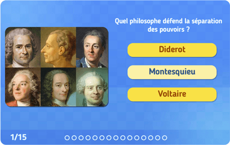 Quiz : Les philosophes des Lumières