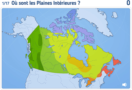 Géographie physique du Canada niv 1 