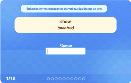 Irregular verbs Preterit & participe lvl 1