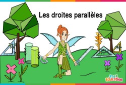 Les droites parallèles - Ce2 - Cm1 - Cm2 - 6ème - Vidéo La Fée des Maths