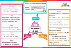 La nature des mots - Vidéo pédagogique interactive - CE2, CM1, CM2 à 6ème