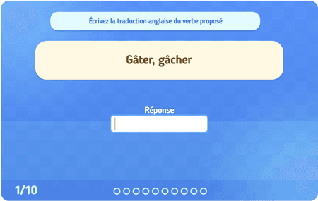 Irregular verbs Translation lvl 3