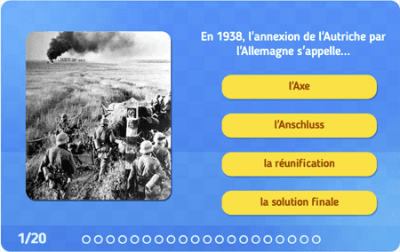 Quiz : La Seconde Guerre mondiale niv 1