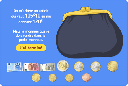 Rendre la monnaie niv 4 