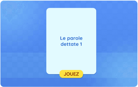 Le parole dettate 1