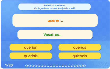 Pretérito imperfecto : Verbos modales