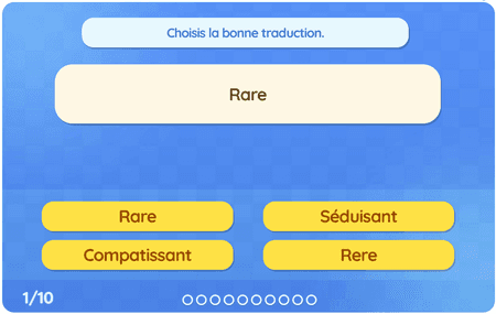 Les adjectifs niv 3