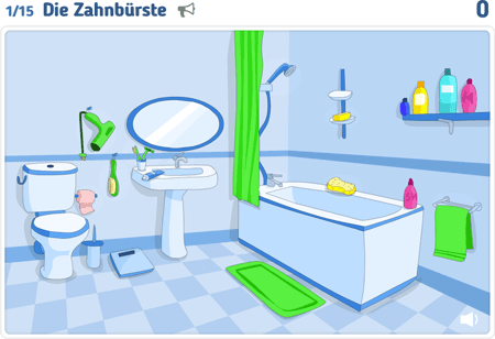 Im Badezimmer