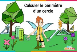Calculer le périmètre d'un cercle - Ce2 - Cm1 - Cm2 - 6ème - Vidéo La Fée des Maths