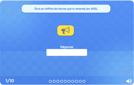 Les heures niv 3 (dictée)