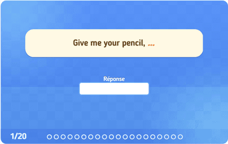 Question tags lvl 2 (write it!)