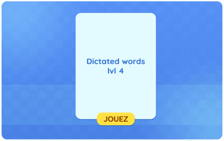 Dictated words lvl 4