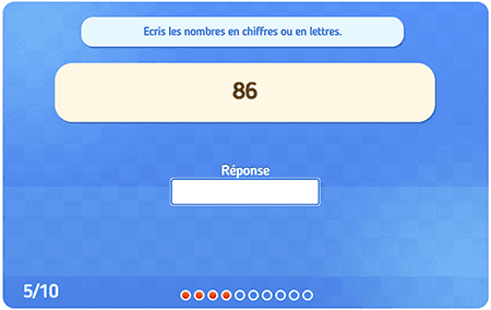 Los números 3 (Escribir)