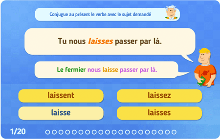 Le Présent : 1er groupe 
