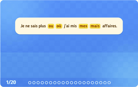 Homophones : met/mais 