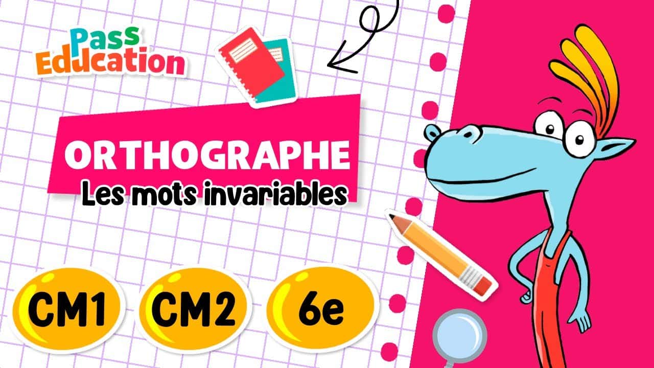 Les mots invariables